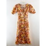 Billabong   x The Salty Blonde Hello There Puff Sleeve Seersucker Maxi Dress XS Photo 3