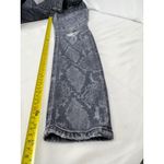 Rag and Bone  Cate Mid-Rise Ankle Skinny Jeans‎ Grey Snake Print Distressed 24 Photo 6