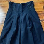 Casadei Vintage Collection Pleated Embellished Art to Wear Retro Pants Size 6 🍄 Photo 10