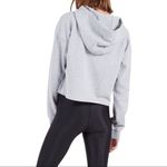PE Nation Rocket Shot Gray Lace Up Cropped Pullover Hoodie Size XS Photo 2