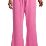 Free People intimately dream on Pink flare lounge pants terrycloth distressed Photo 0