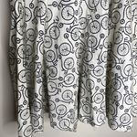 Ixia White & Black Bicycle Print Pinup Fit &Flare Mini Dress Size Large Photo 3