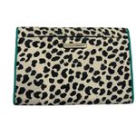 Rebecca Minkoff Y2K Leopard Print Clutch Wallet Card Holder Green Interior Photo 1