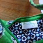 Vera Bradley Olivia Cupcakes Green Navy Quilted Shoulder Bag Purse Small EUC Photo 2