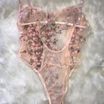 Soft Pink Sheer Garden Lingerie Sz L Size L Photo 8