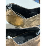 Nine West Womans Rose Gold Open Toe Back Zip Sandal 8 M Photo 6