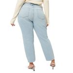 Good American NWT  Good Boy 28 Distressed Straight Leg Jeans in Blue802 Photo 2