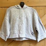 Puma  Xtreme Cropped Grey Athletic Hoodie Size Small Photo 1
