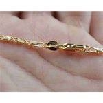 Boutique 18k Yellow Gold Filled Flat Mariner Chain Necklace, 20” Photo 15