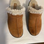 Crocs Cobbler Mules Clogs Shoes Womens 7 Brown Suede Slip On Faux Fur Lined Photo 1