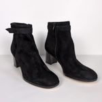 Kate Spade  NY Madelaine Black Suede Ankle Bootie Block Heel Women's 10.5 Photo 1