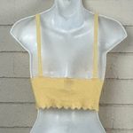Princess Polly  Yellow Crop Top size 4 Photo 4