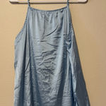 Crescent 5/$55 !! 🔥  Sky Blue Satin Top Photo 0