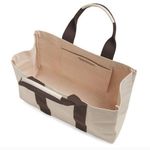Le Bar Marche La Plage Limited Edition Canvas Tote Beach Pool Bag Oversized Brown Photo 0