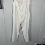 Vince Camuto  White Pants w/Belt Size 10 EUC Photo 7
