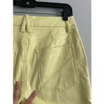 Good American  Better Than Leather Good Icon Key Lime Textured Faux Leather Pants Photo 15