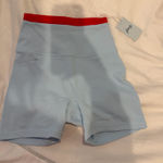 Fancy D Double Lines Shorts Blue Photo 0