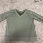 Aerie Oversized V-Neck Crewneck Sweatshirt Photo 2