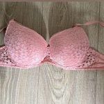 Laura Ashley  pink lace bra. Size 34C Photo 0