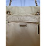 Tory Burch Lemon Sugar Ella Chain Tote Nylon Magnetic Snap Closure Yellow Bag Photo 6