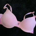XOXO 34C Pastel Pink Lace Trim Push Up Bra Photo 0