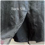 Kasper Black Silk Overlay Beaded Floral Detail Lined Pencil Skirt Size 14 Photo 4