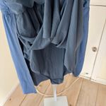 Summer Mae NW Women's Maternity One Piece Swim Dress Ruched Side Blue Size 12 Photo 6