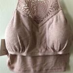 SO  Ribbed Crocheted Cami With Bra Size XXL Juniors Stretch Women New Photo 5