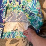 Lilly Pulitzer Blue Green Mini Pencil Skorts Resort Wear Photo 3