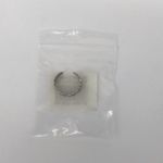 925 STAMPED STERLING SILVER WAVES IN THE WIND ADJUSTABLE TOE RING SIZE XS Photo 6