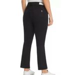 Slink NEW Plus 16 Curvy Black faded wash Crop Flare‎ Ankle Jeans Trendy Photo 3