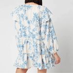 Free People Sunbaked Swing Dress in Light Pink & Blue Photo 4