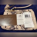 Coach š Madison Python Embossed Double Zip Wristlet ā Light Blush(B40) Photo 5