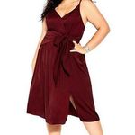 City Chic Pomegranate Red Dreaming Dress Sz.XXL/24 NWT Photo 0