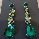 Emerald Green and Lime Drop Earrings Photo 0