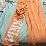 PINK - Victoria's Secret Orange Sweat Pants , From Pink  Photo 0