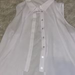 White sleeveless button up maxi top Size L Photo 1