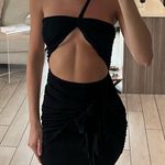 White Fox Boutique White fox black cutout mini dress Photo 1