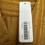 Soft Surroundings Jocelyn Top Size 1X In Golden Sand Striped Crinkle Popover NWT Photo 3