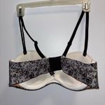 Victoria's Secret  Very Sexy Strapless Black Lace Pink Bow Bra Photo 2