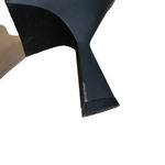 Zac Zac Posen Nathan Ruched Stiletto Boot Zipped Ankle Bootie Black Size 8.5 Photo 8