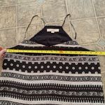 Loft Ann Taylor Patterned Flowy Tank Top// Gray, Purple, White // Size M Photo 5