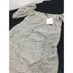 ZARA Women Black White Polka Dot Off Shoulder Ruffle Puff Sleeve Dress Size XL Photo 1