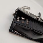Jimmy Choo  Black Crossbody with Silver Star Accents Photo 5