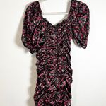 For Love & Lemons Melrose Dress Floral Black Mini Photo 7