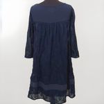 Holding Horses Holding Horses Anthropologie Sz S Navy Blue Augusta Crochet Lace Swing Dress Photo 3