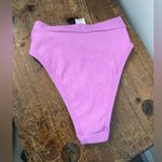 l*space L* Pointelle Rib Frenchi Bikini Bottom Rosebud XS Photo 1