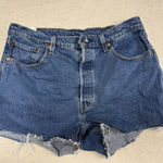 Levi's Vintage 90s Levi’s 501 Women’s Jean Shorts Size 33 Med Wash Cut-Off Photo 0