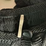 Leo & Nicole  Charcoal Cable Knit Poncho Photo 1