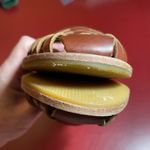 Nisolo Huarache Flats Womens 6.5 Brown Leather Woven Comfort Travel Boho Artsy Photo 4